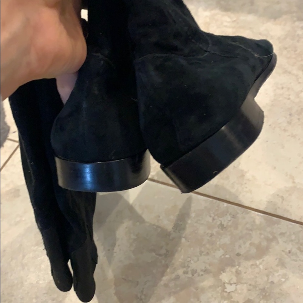 Cynthia Vincent Tate Suede over the knee boot - Picture 2 of 4
